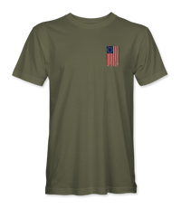 The Alex Jones Store - olive American Hunt Club T-Shirt - front