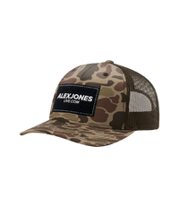 The Alex Jones Store - Alex Jones Live Duck Camo Patch Trucker Hat - side
