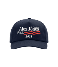 The Alex Jones Store - Alex Jones For President 2028 Embroidered Hat - front