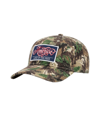 America "Land of the Free" Camo Patch Hat