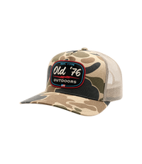 Old '76 Outdoors Duck Camo Patch Trucker Hat