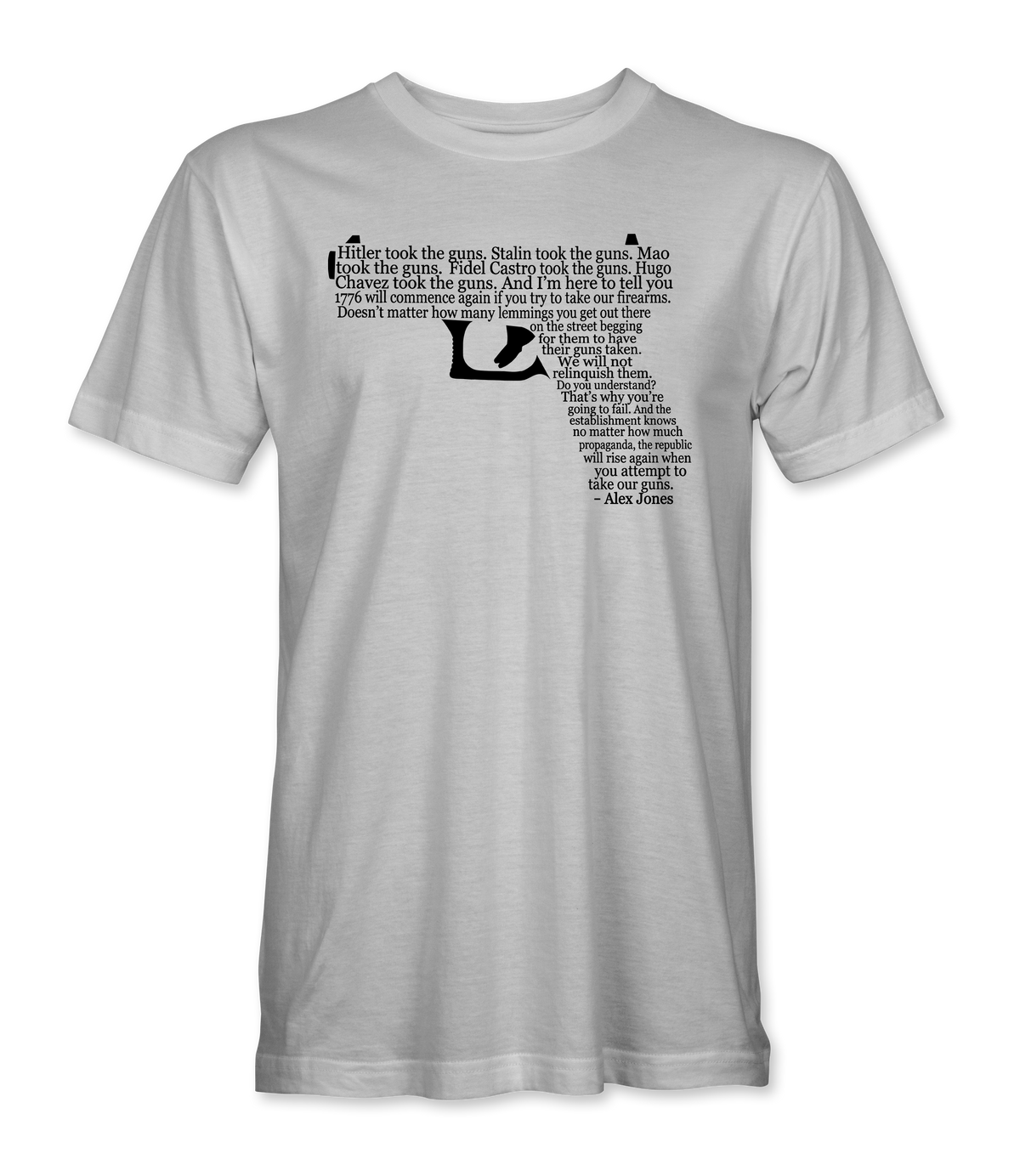 Alex Jones Gun Rant T-Shirt