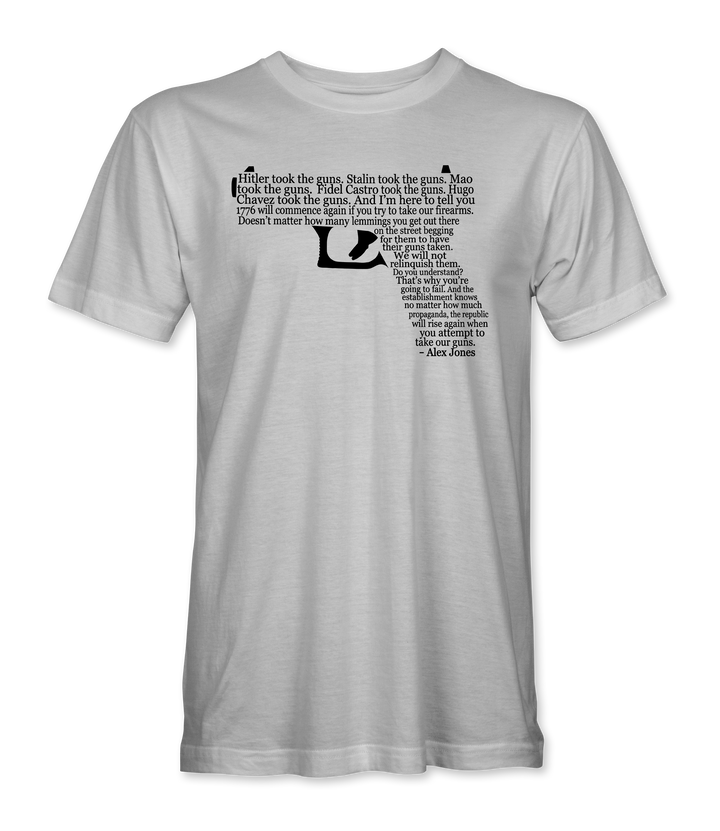 Alex Jones Gun Rant T-Shirt