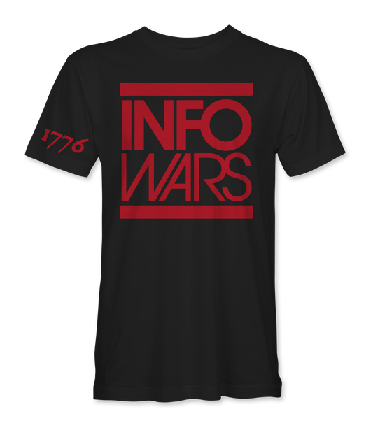 Classic Infowars "1776" Black T-Shirt