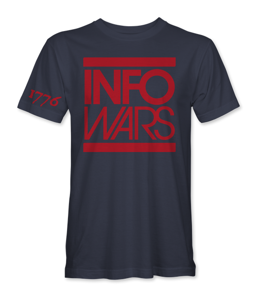Classic Infowars "1776" Navy T-Shirt