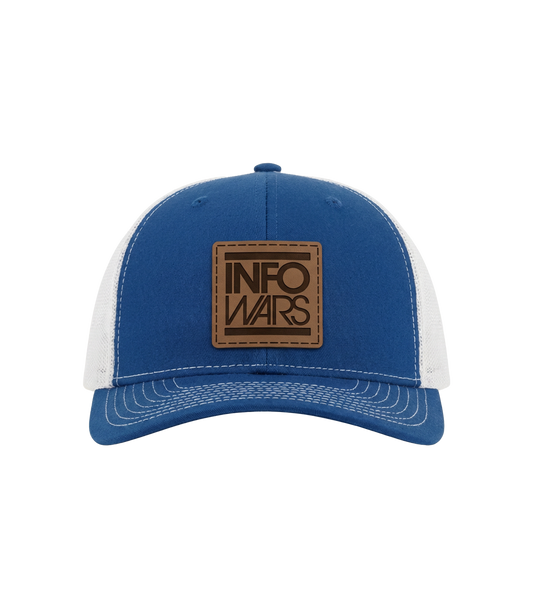 Classic Infowars Blue & White Patch Hat