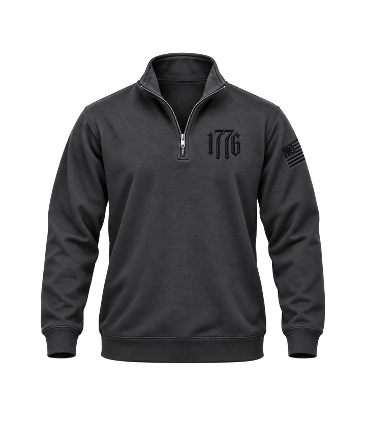 1776 Embroidered Quarter-Zip Sweatshirt
