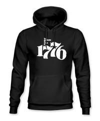 The Alex Jones Store - black The Answer To 1984 Is 1776 Hoodie - front