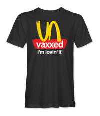 The Alex Jones Store - black Unvaxxed T-Shirt - front