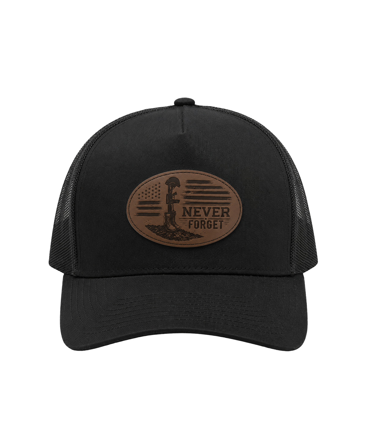 Never Forget Trucker Patch Hat