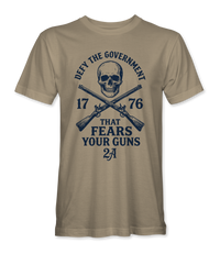 Defy The Government T-Shirt - front