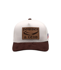 Powder & Lead Leather Patch Hat