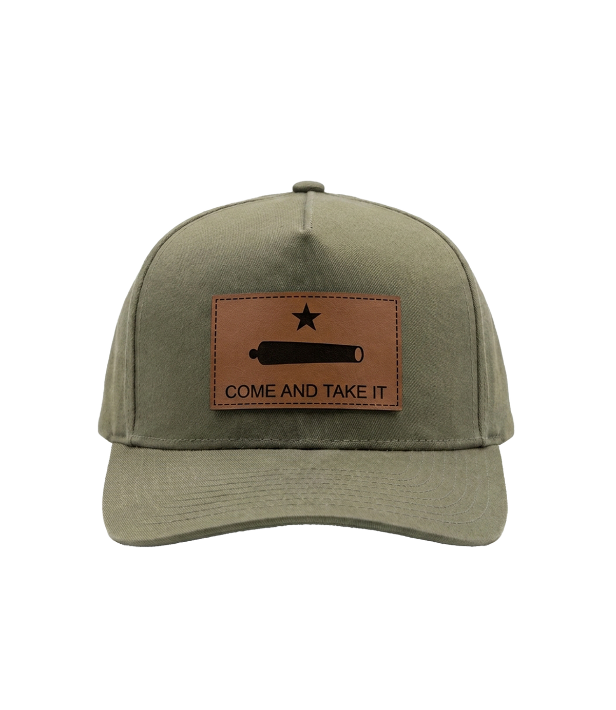 Come And Take It Leather Patch Hat