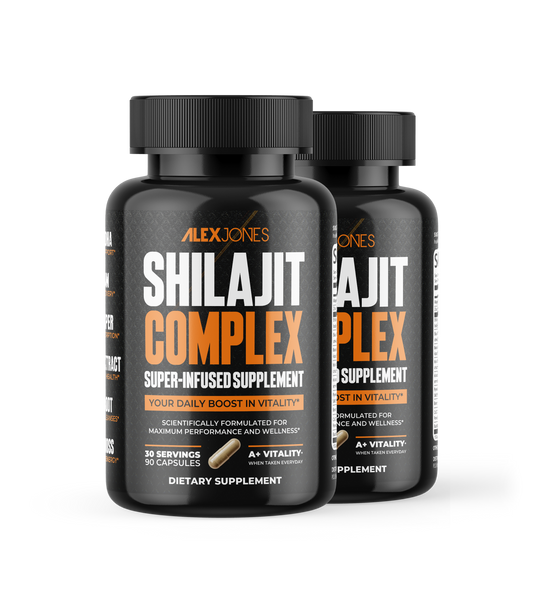 Shilajit Complex - Super-Infused Supplement (2 Bottles)