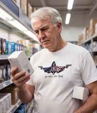 Live Free Or Die Trying T-Shirt - worn