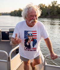 I Want You For The Info War T-Shirt - worn