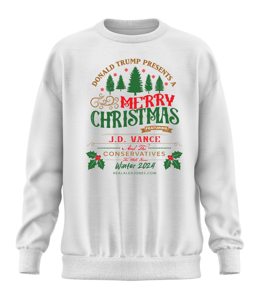 Trump Presents A Merry Christmas Sweatshirt