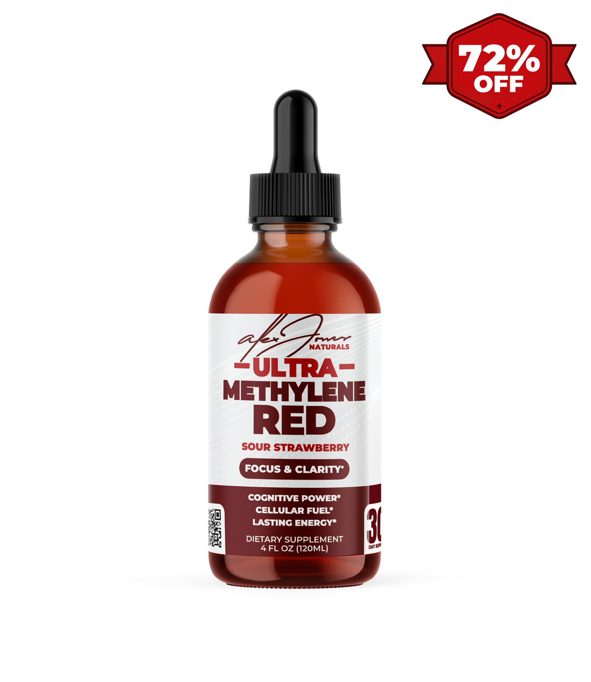 The Ultra Methylene Red - Sour Strawberry (120ML) (30 Servings)
