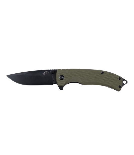 Alex Jones "Forest Green" Folding Knife