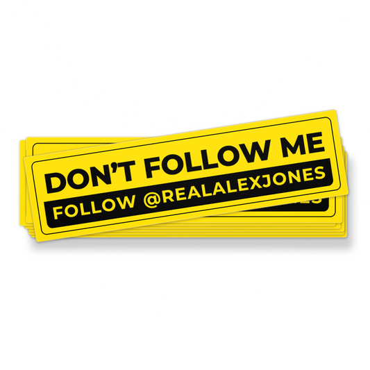 Don't Follow Me Bumper Sticker