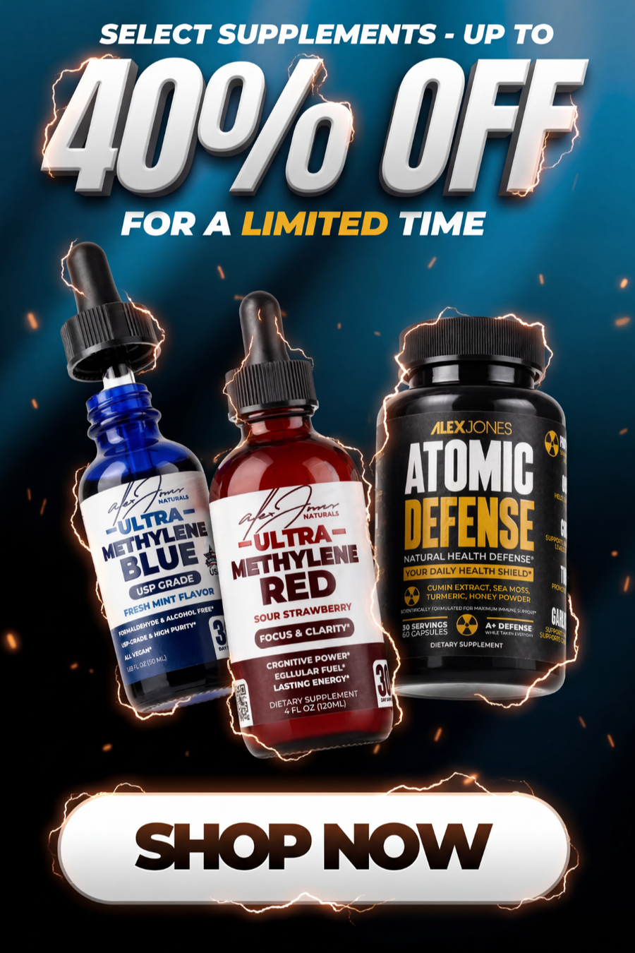 Free Bottle of Ultimate Chill or Energy