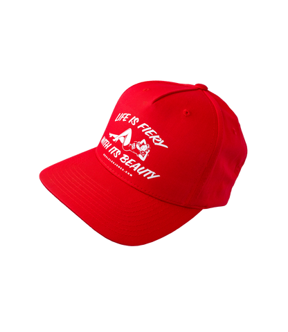 Life Is Fiery With It's Beauty Premium DTF Hat