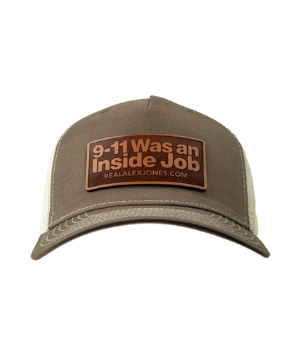 9-11 Was an Inside Job Leather Patch Hat