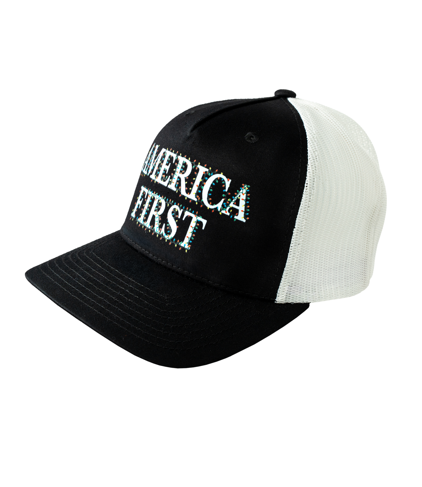 America First Christmas Trucker Hat