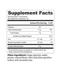 Ultimate Creatine Gummies (Blue Raspberry)