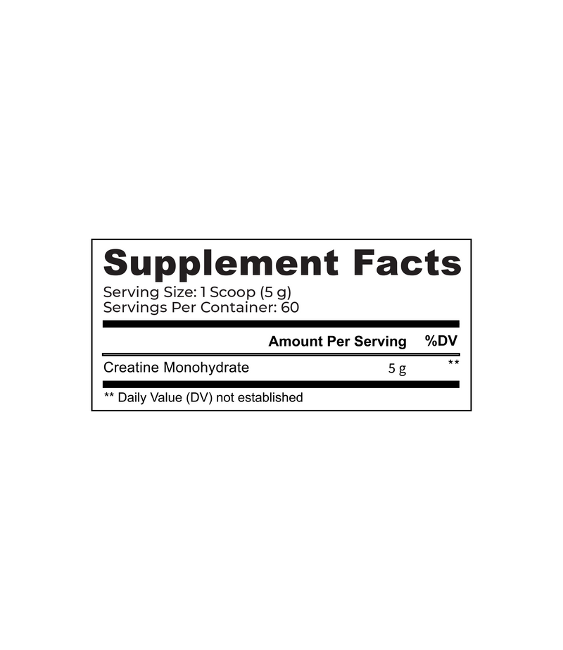 Ultimate Creatine Powder by Alex Jones (300 Grams) (60 Servings)