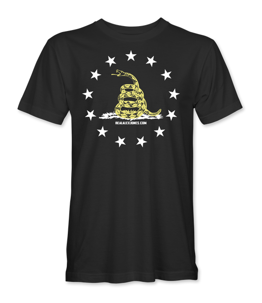 Don't Tread On Me Circle Stars T-Shirt