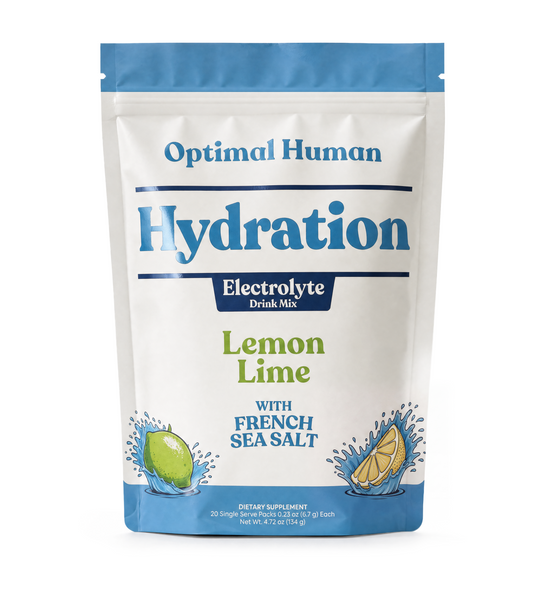Optimal Human Hydration Drink Mix with French Sea Salt