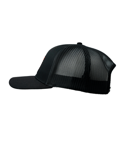 Infowars Snake Logo Leather Patch Hat