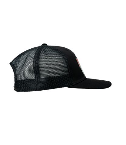 Tip Of The Spear Leather Patch Hat