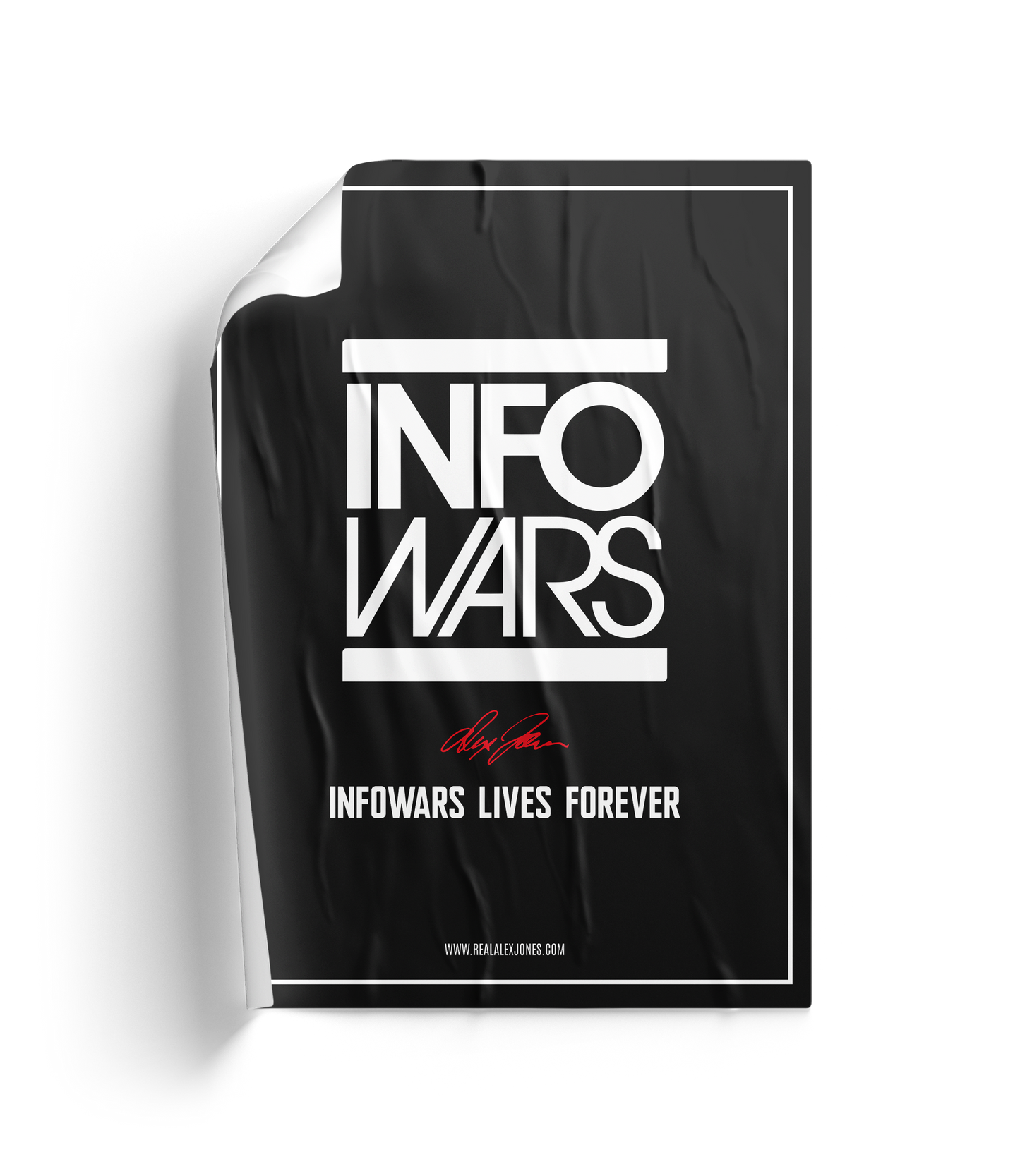 Infowars Lives Forever Fundraiser Poster