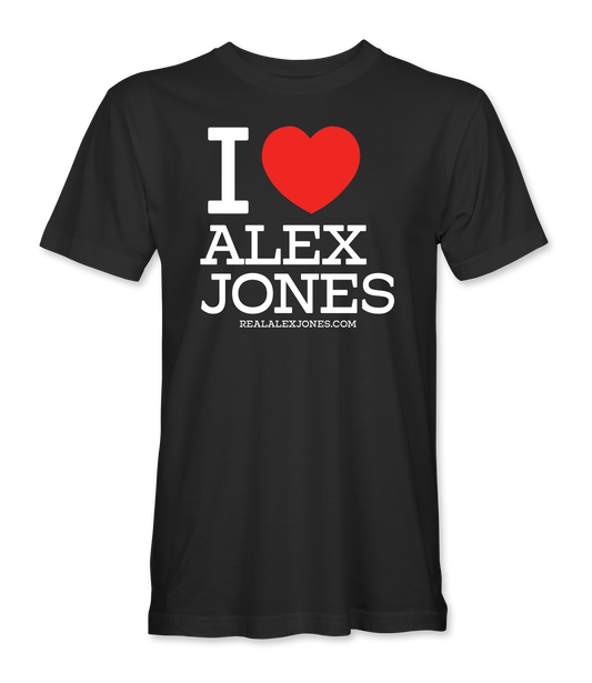 I Heart Alex Jones Limited Edition Fundraiser T-Shirt