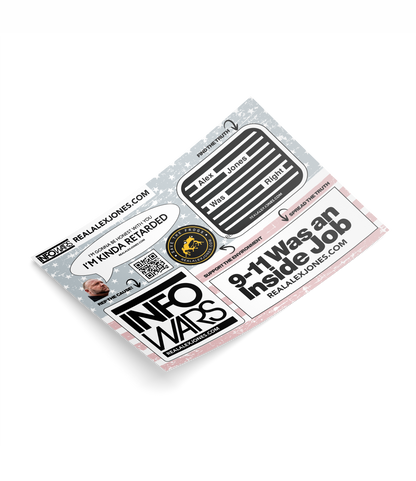 Limited Edition Alex Jones Sticker Sheet