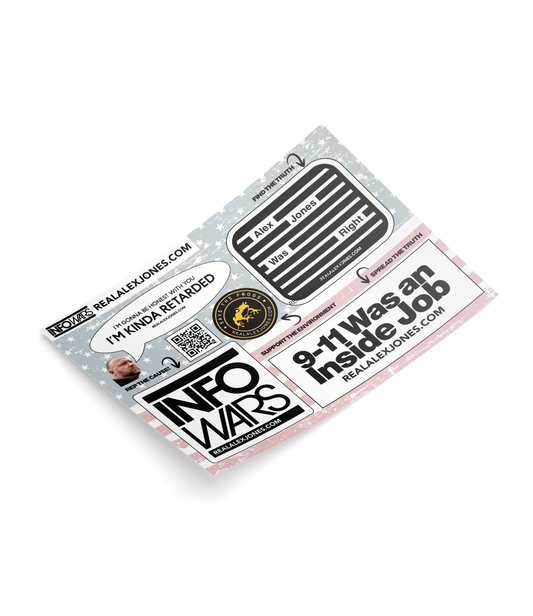 Limited Edition Alex Jones Sticker Sheet