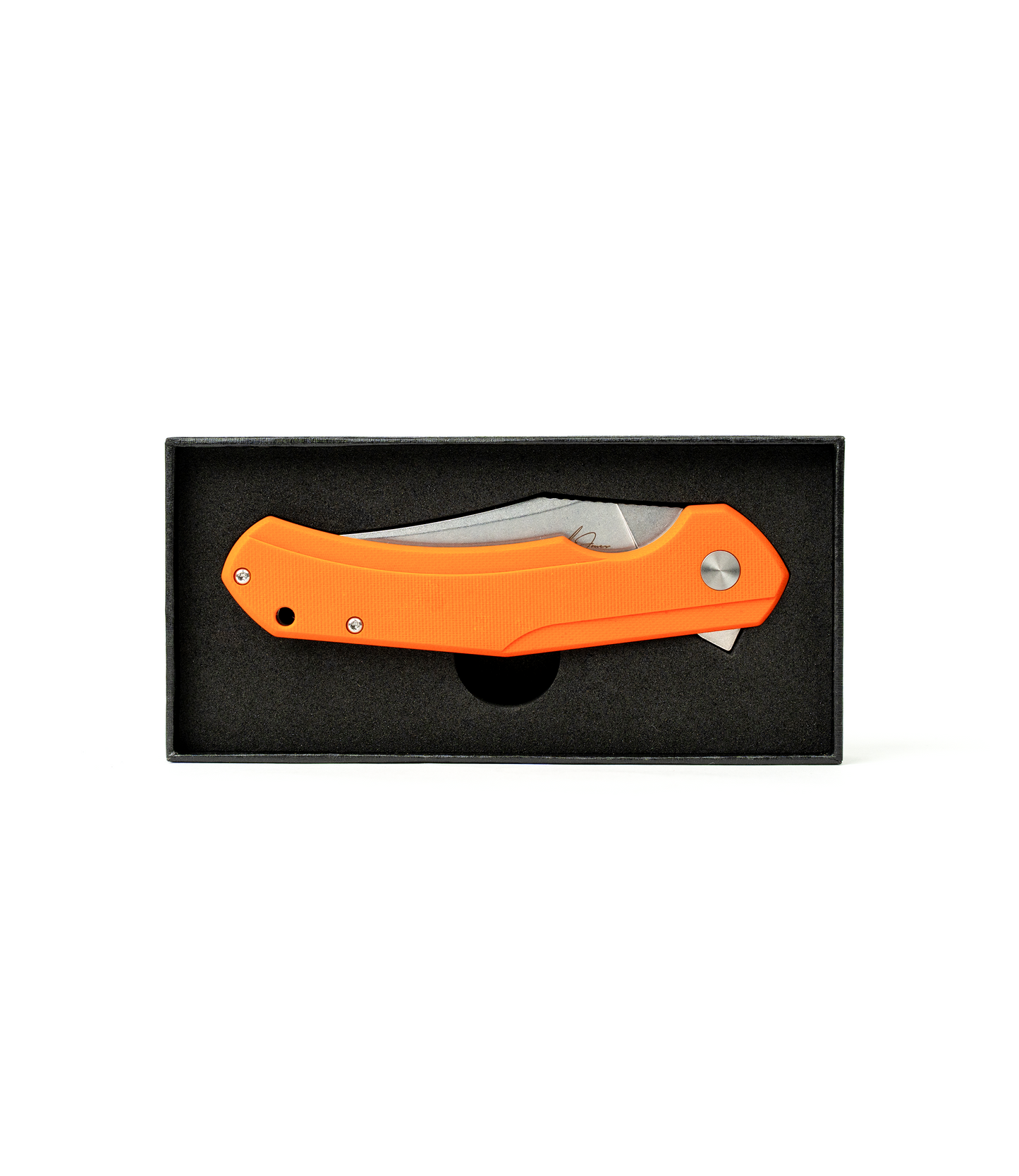 Alex Jones Burnt Orange Folding Blade