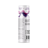 Alex Jones Naturals - Back of Optimal Human Nootropic Mind Fuel Energy Shot bottle showing ingredients, QR code, and barcode panel