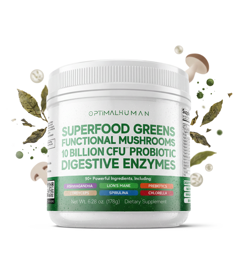 Optimal Human - Superfood Greens (6.28 oz) (30 Servings)