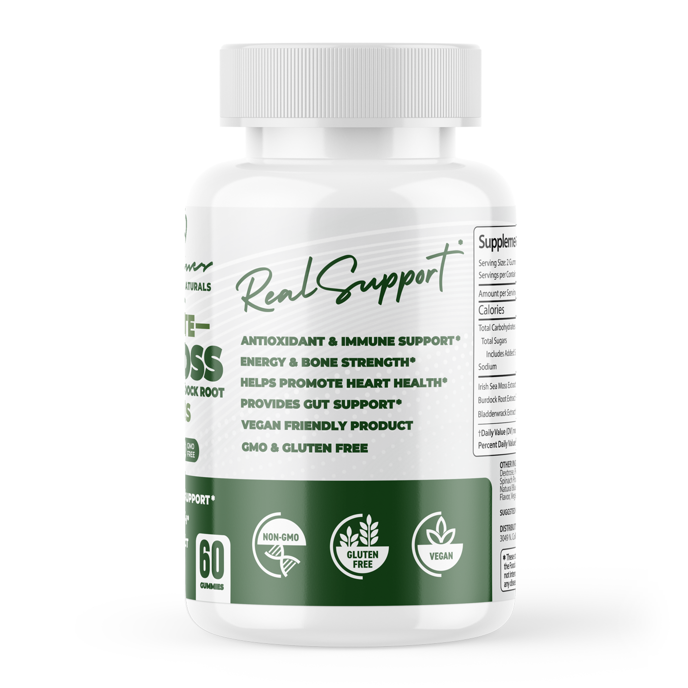 Ultimate Seamoss Gummies With Bladderwrack & Burdock Root