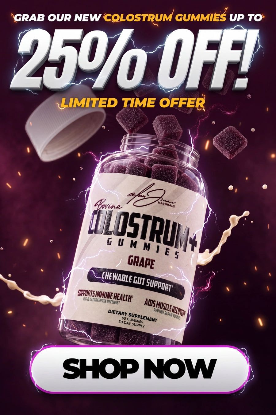 Free Bottle of Ultimate Chill or Energy
