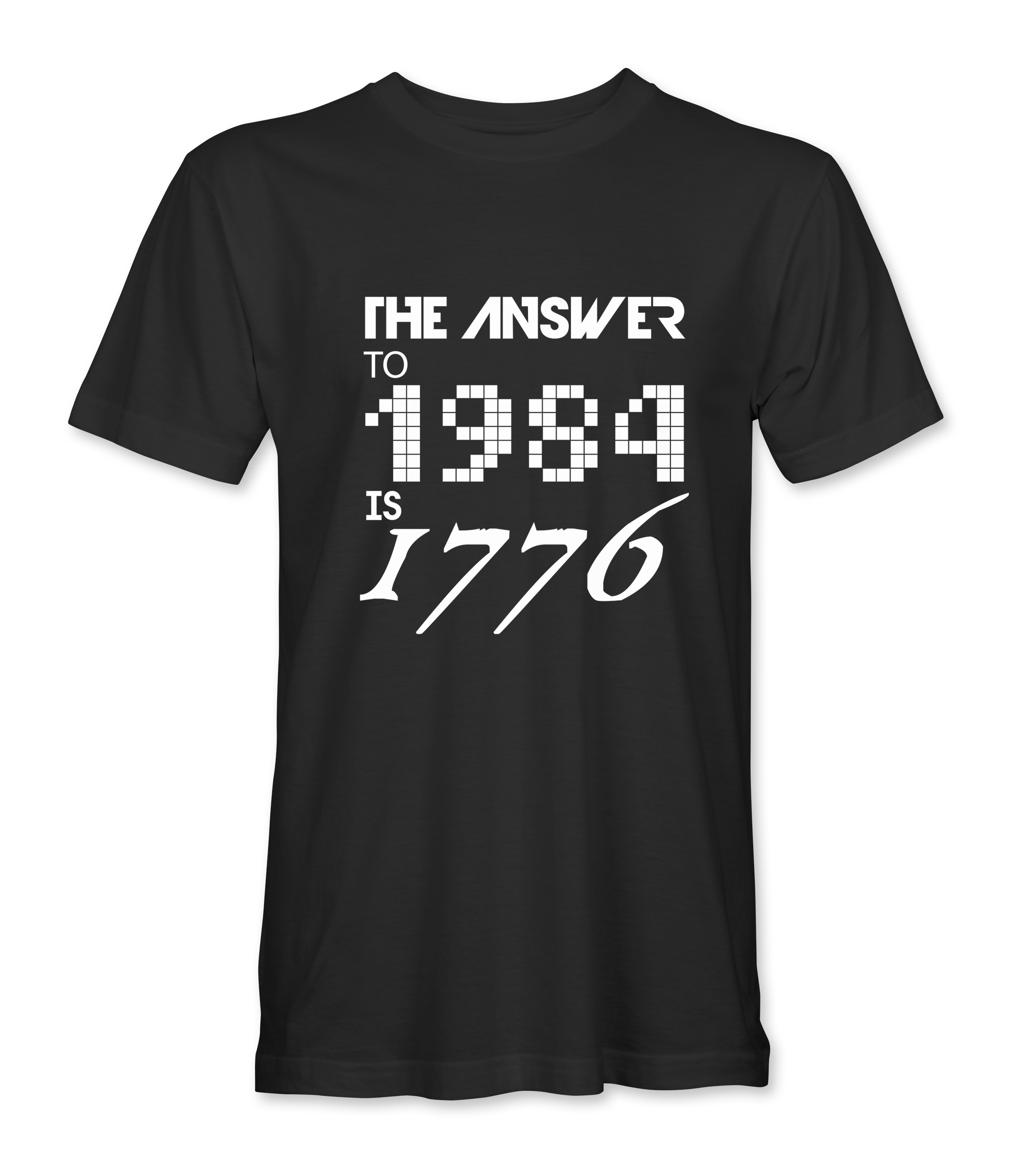 The Answer To 1984 Retro T Shirt The Aj Store