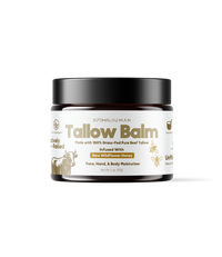 Optimal Human - Grass-Fed Tallow Balm With Raw Honey