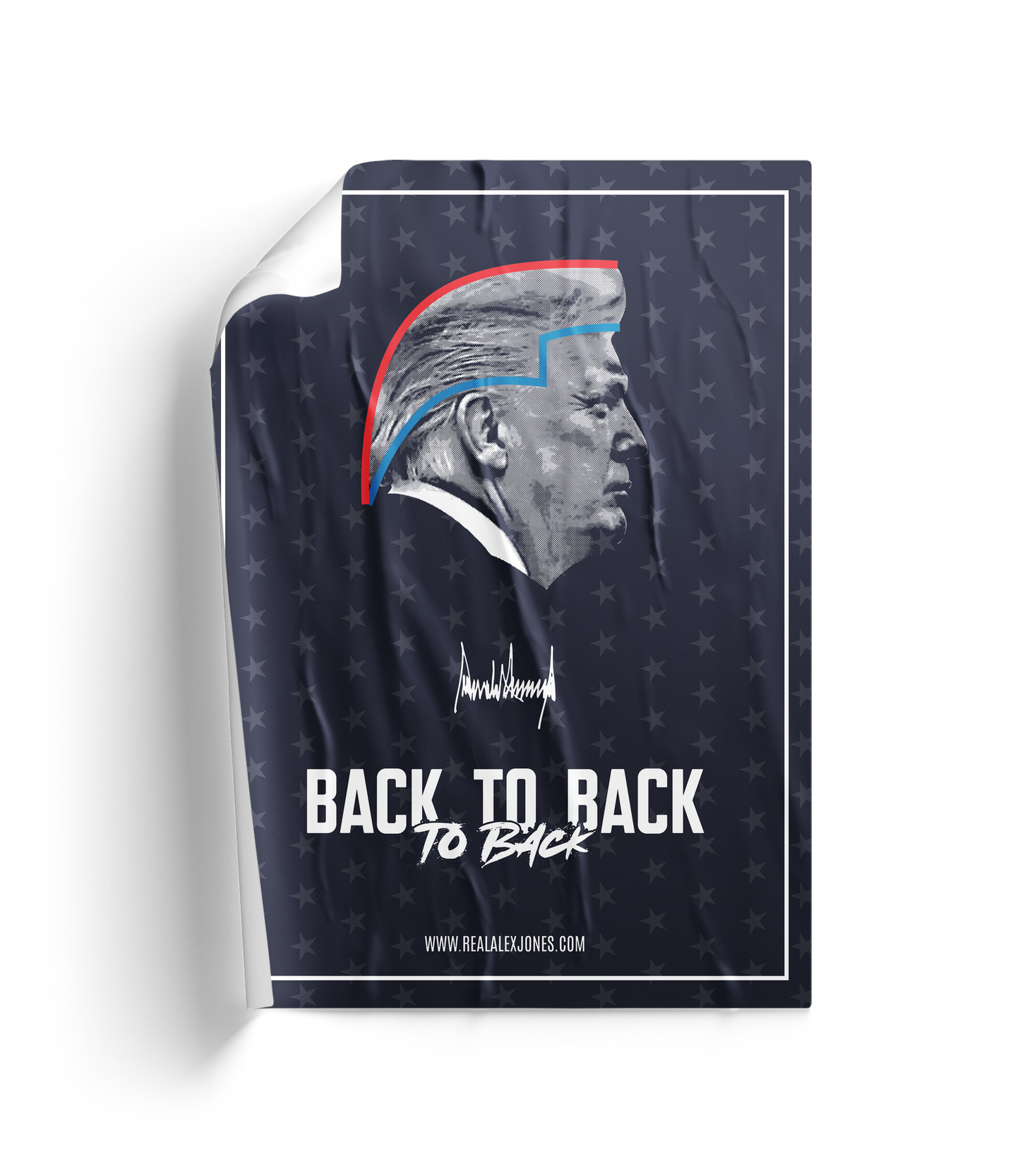 Trump Back To Back To Back Poster