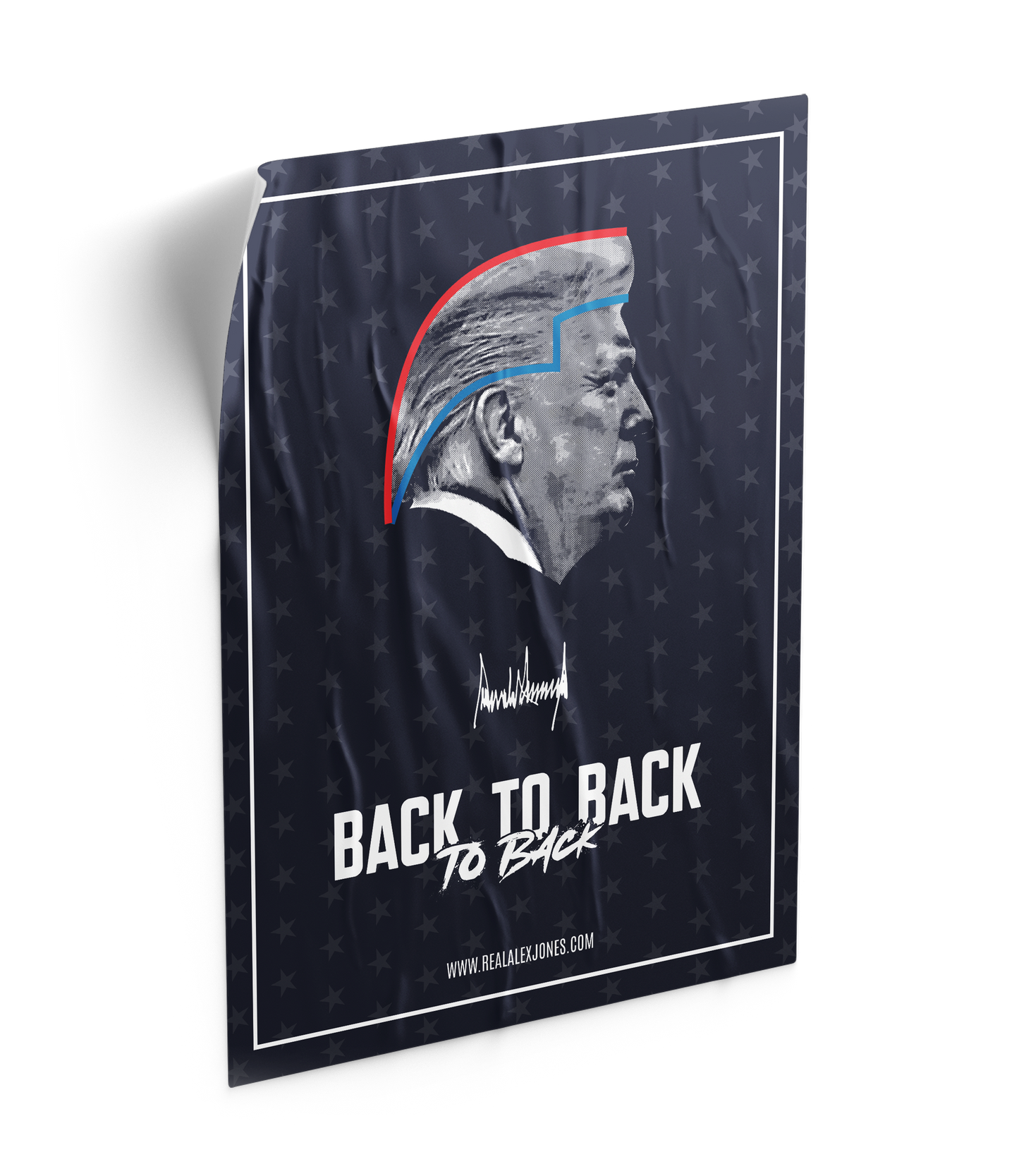 Trump Back To Back To Back Poster