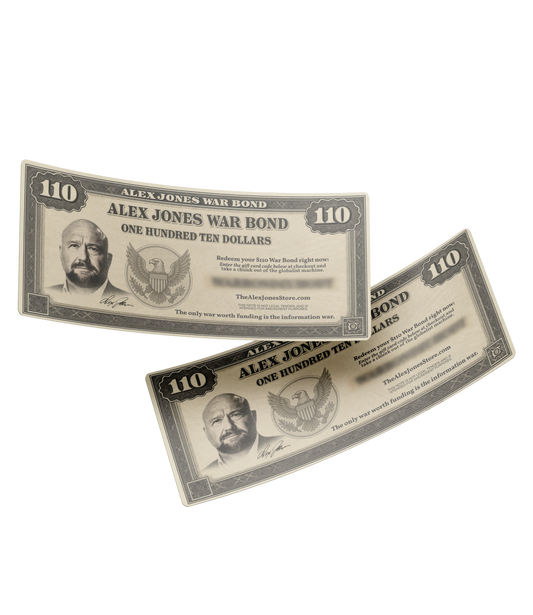 Alex Jones War Bond - Free $10 Credit!