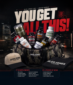 Alex Jones Live Field Bag Bundle