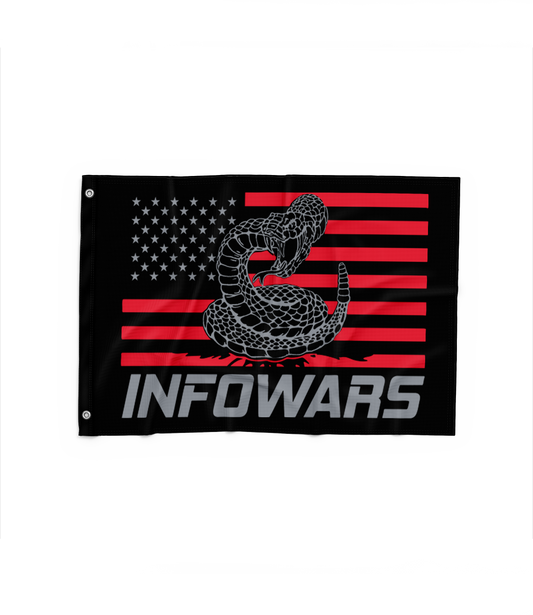 Infowars Snake Flag